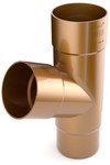 Copper tee 90/90/90 mm /System 125