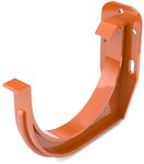 Gutter holder 125 mm /System 125 brick red