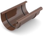 Gutter connector 125 mm /System 125 bronze