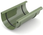 Gutter connector 125 mm /System 125 green