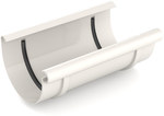 Gutter connector 100 mm /System 100 white