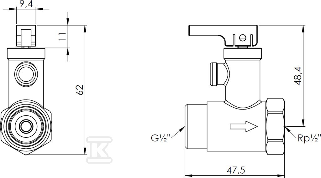 Pojistný ventil pro elektrické ohřívače - 4221210