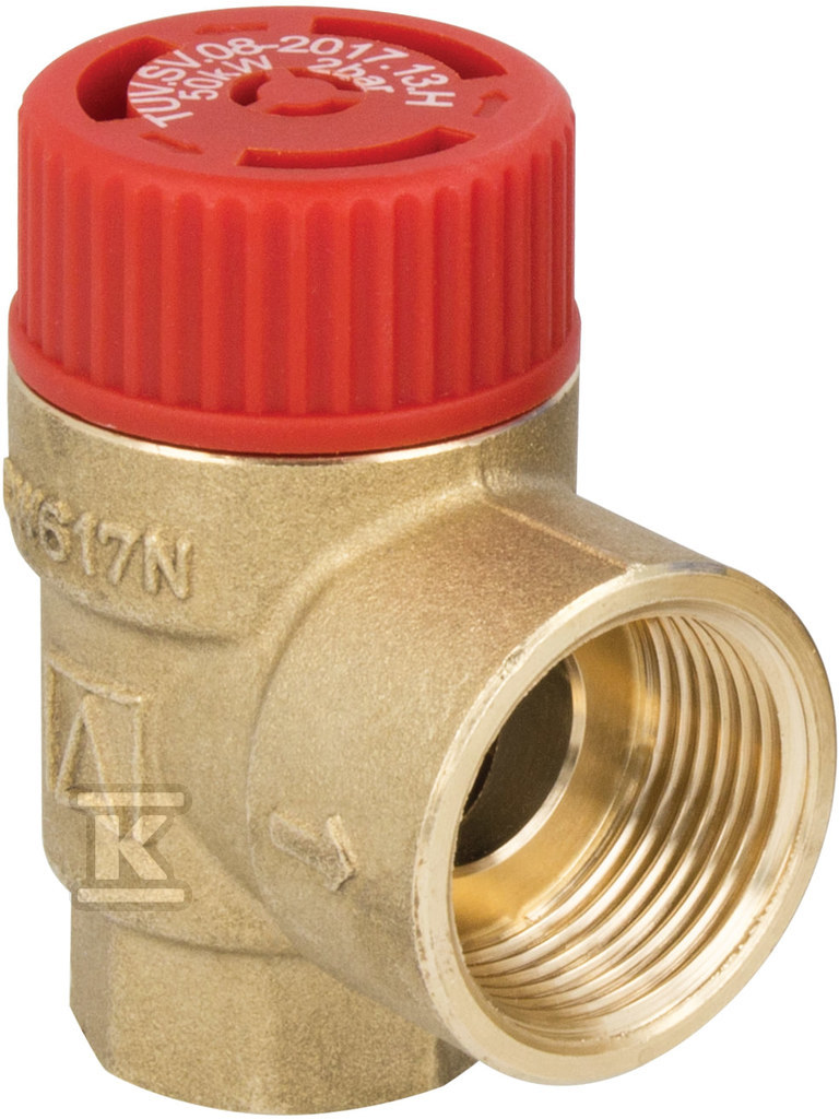 Safety valve MS 1/2"x3/4" 2 bar for - 42375