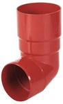 63mm elbow any angle /System 75,100 red