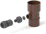 Rainwater reclaimer 63mm /System 75,100 brown