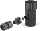 Rainwater reclaimer 90mm /System 125 black