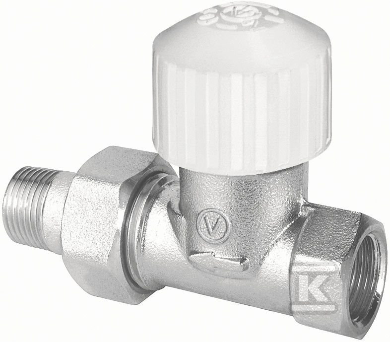 Straight thermostatic valve VECTOR - 4411010