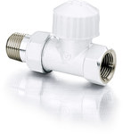 Straight thermostatic valve VECTOR with a movable shutter FP15 type ZT22 white