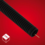 Rura karbowana (RKGS) PVC-U Czarna 20 750N z pilotem 25 m