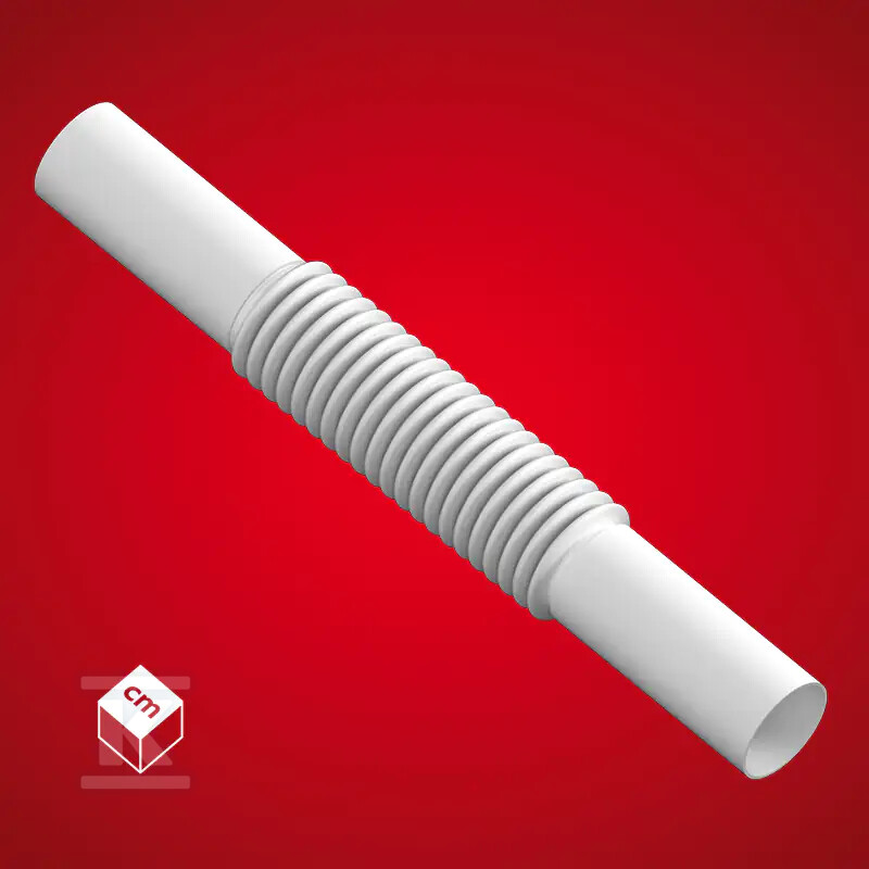 Złączka Elastyczna (ZCL) PVC-U Biała 18 - 444066