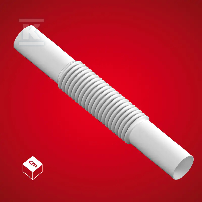 Złączka Elastyczna (ZCL) PVC-U Biała 20 - 444067
