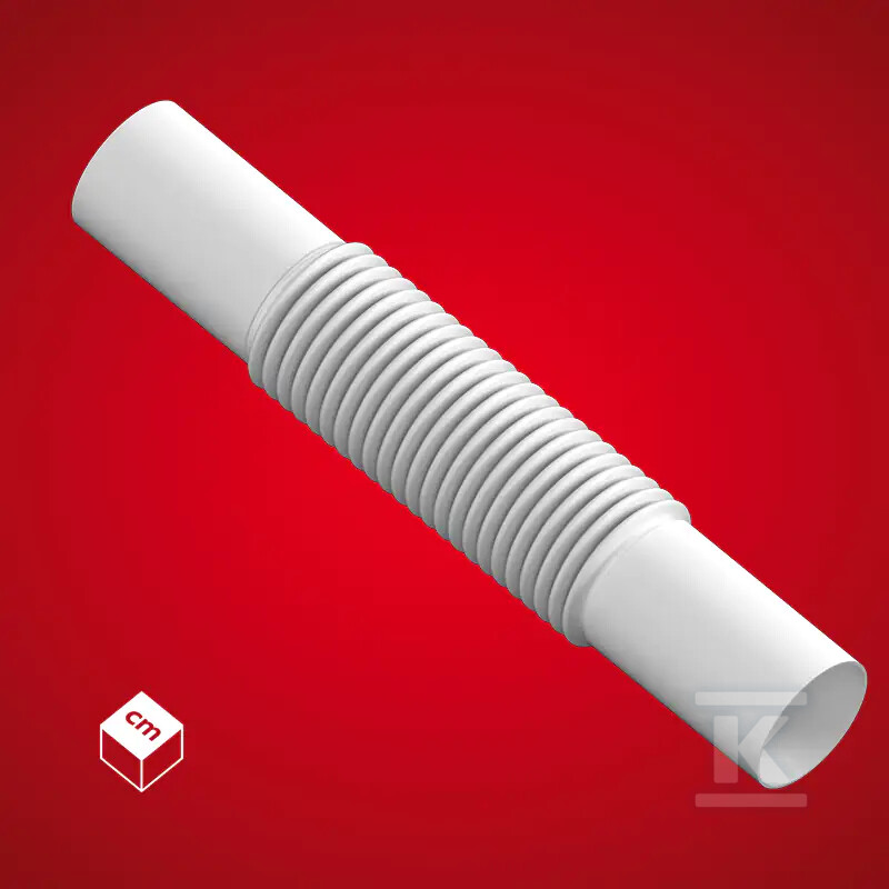 Złączka Elastyczna (ZCL) PVC-U Biała 25 - 444069