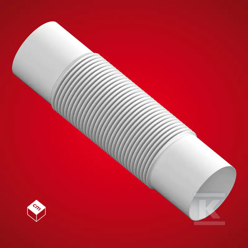 Złączka Elastyczna (ZCL) PVC-U Biała 50 - 444075