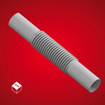 Złączka Elastyczna (ZCL) PVC-U Szara 22 (100 szt/op.)