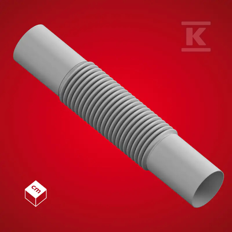 Złączka Elastyczna (ZCL) PVC-U Szara 28 - 444082