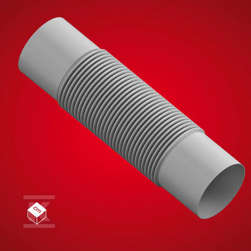 Złączka Elastyczna (ZCL) PVC-U Szara 50 - 444087
