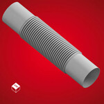 Złączka Elastyczna (ZCL) PVC-U Szara 40 - 5 sztuk (5 kpl./op)
