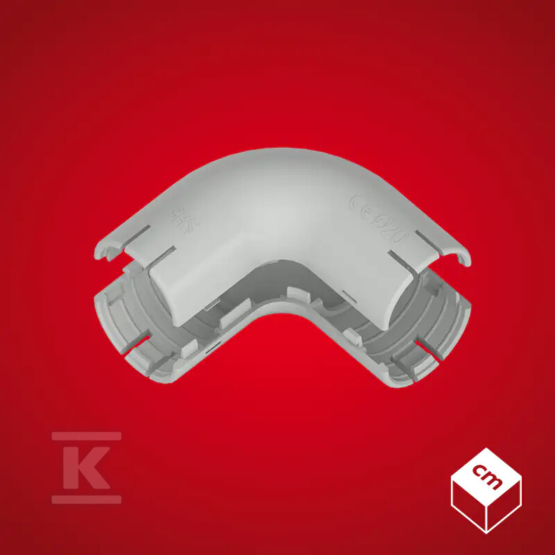 Łącznik składany (LSK) PVC-U kątowy LSK - 444168