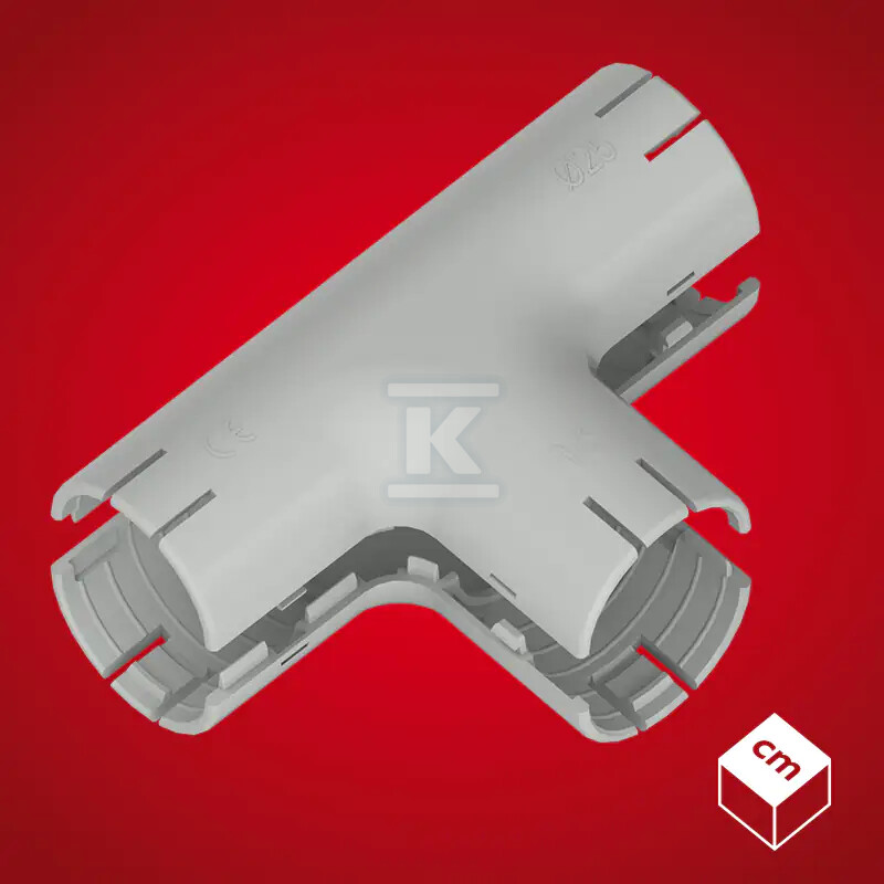Łącznik składany (LST) PVC-U trójnik - 444175