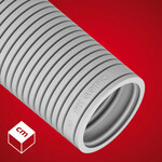 Rura karbowana bezhalogenowa ( RKGS HF) PP 48,5 szara 750N 25 m