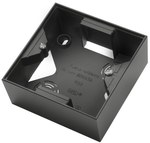 Wall box for the SONATA series single, black metallic SONATA