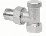 Angle return radiator valve VECTOR nickel plated 1/2" type ZO-K-15