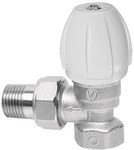 Angle supply radiator valve ACTIV nickel-plated 3/4" KS