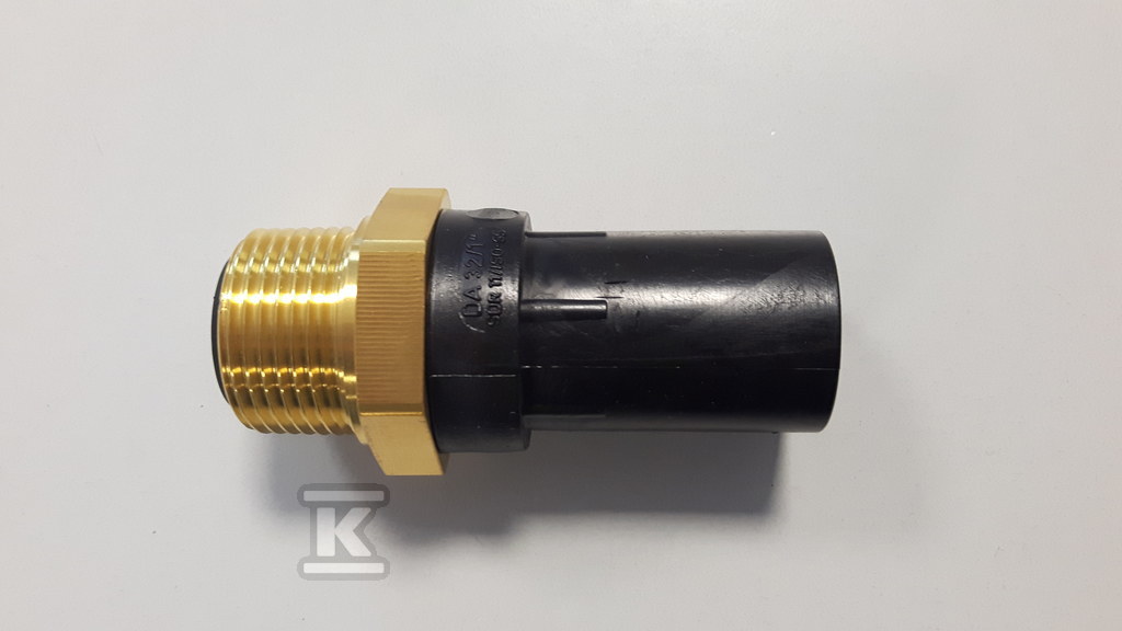 Brass electrofusion adapter GZ 63X2 - 25181006311