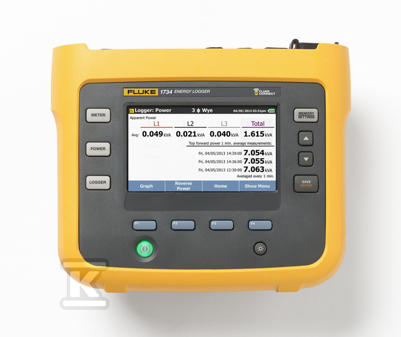 Fluke 1734 Rejestrator energii z - 4706594