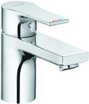 KLUDI ZENTA SL Single lever basin mixer 75, counter set PUSH-OPEN