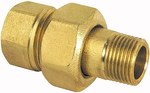 TWIST Flare straight long 3/8" brass