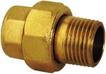 TWIST flare straight short 1 1/2" brass