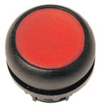 Drive M22S-DL-R, red illuminated flat button without description, with spring return