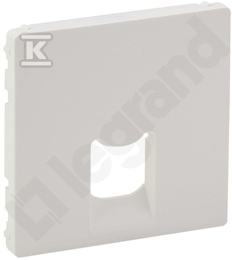 White VALENA LIFE RJ45 socket plate - 755410