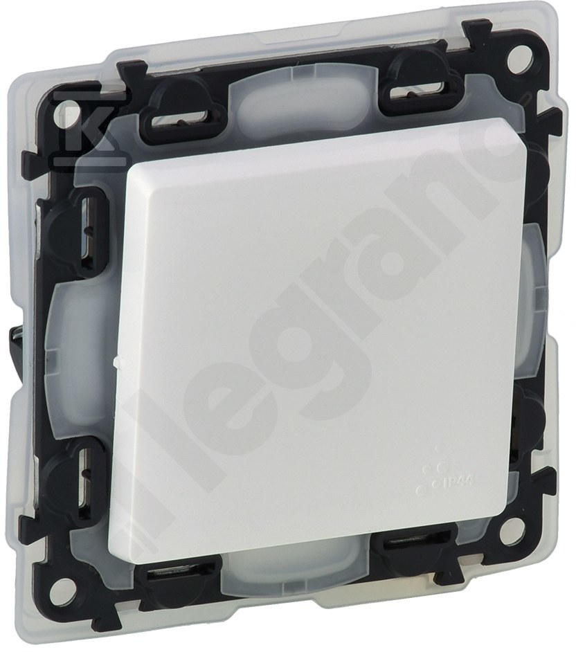 Comutator scara IP44 alb 10 AX - 250 V~ - 752156