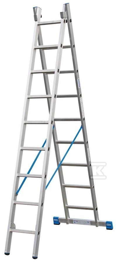 STABILO step-leaning ladder 2x9 rungs - 133472