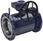 DN200 PN25 regulating ball valve, flanged