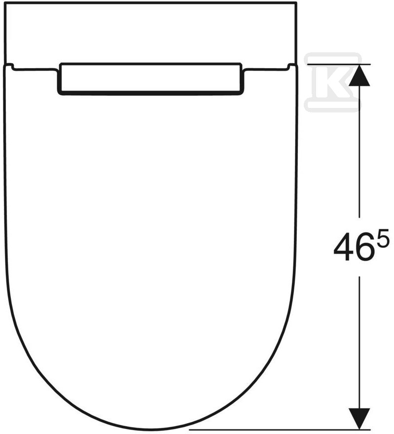 Hanging toilet bowl Geberit ONE, - 500.202.01.1