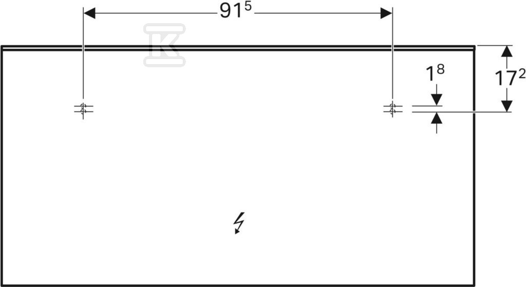 Lustro Xeno2 z podświetleniem 140 cm - 500.203.00.1