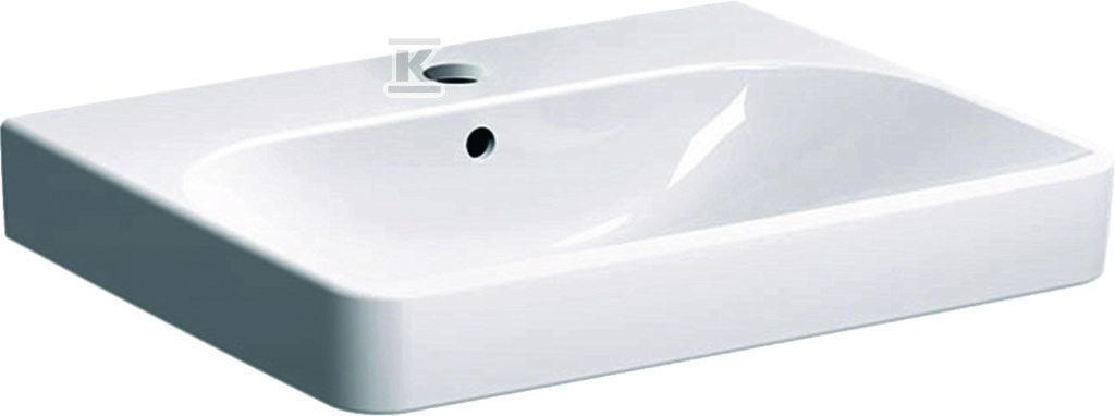 Smyle Square washbasin B60 cm, H16.5 - 500.229.01.8