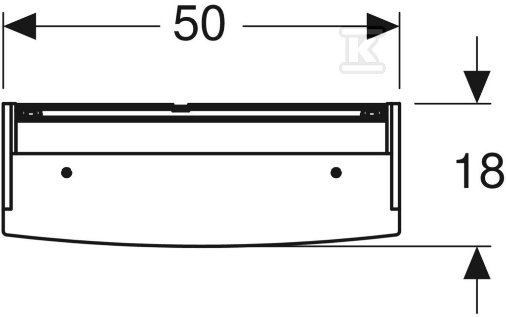 Opcija Basic B50 orman sa ogledalom, sa - 500.257.00.1