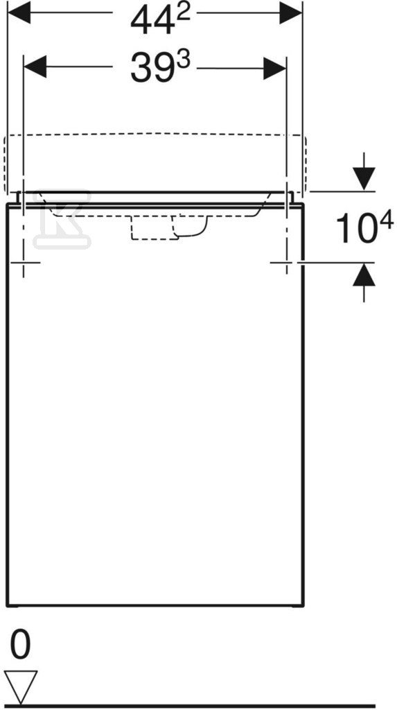 Smyle Square Szafka pod umywalkę - 500.350.JR.1