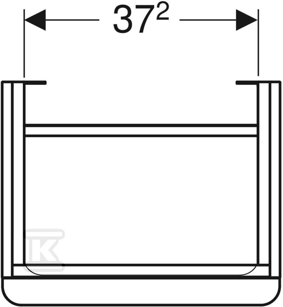 Smyle Square Szafka pod umywalkę - 500.350.JR.1