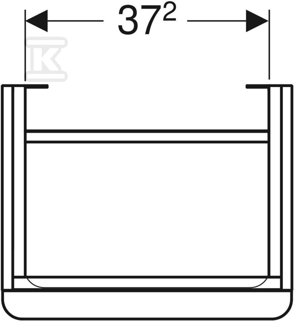Smyle Square Szafka pod umywalkę - 500.351.JR.1