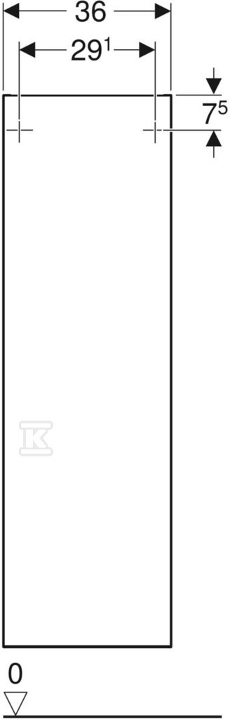 Střední boční skříňka Smyle Square B36 - 500.361.JK.1