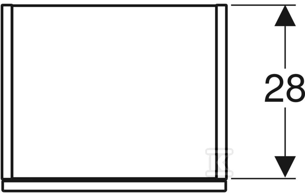 Střední boční skříňka Smyle Square B36 - 500.361.JK.1