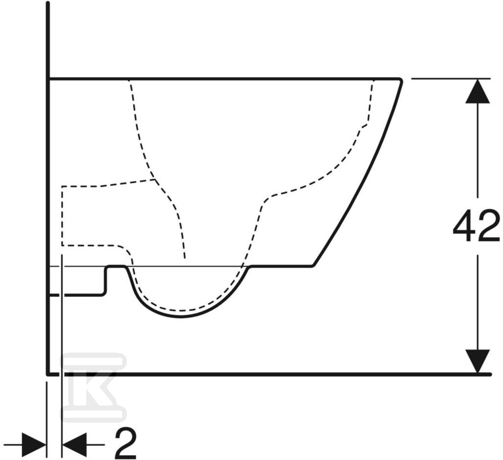 Smyle Quadratische trichterförmige - 500.379.01.1