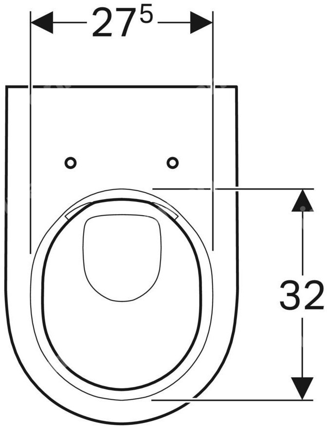 Wisząca miska WC Acanto z ceramiczną - 500.600.01.2