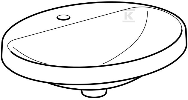 Variform Umywalka wpuszczana w blat, - 500.714.01.2