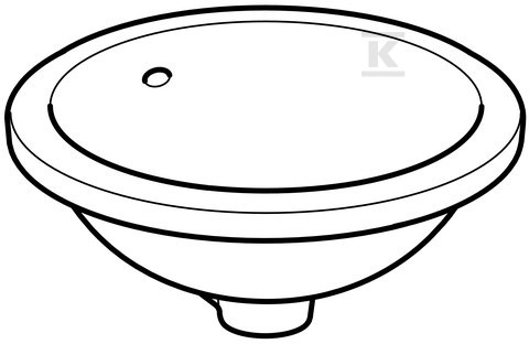 Variform Umywalka podblatowa, okrągła, - 500.744.00.2